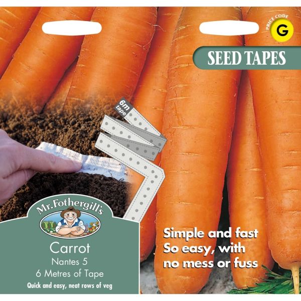 Tape Carrot Nantes 5 Seeds